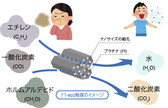 FT-eco触媒のイメージ